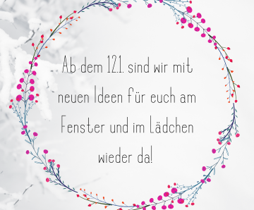 Ab dem 12.1.