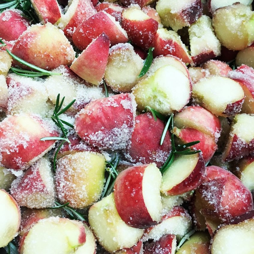 Neu: Pfirsich-Rosmarin-Marmelade